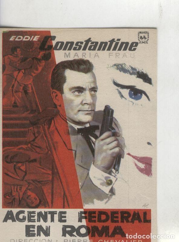 Postales: Programas de Cine: Agente federal en Roma - Varios - Foto 1