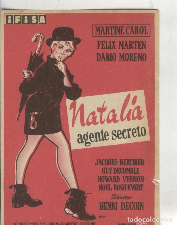 Postales: Programas de Cine: Natalia agente secreto - Varios - Foto 1