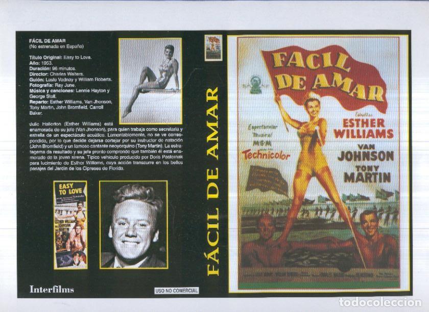 Postkarten: Caratula cine 30x22 cm: Facil de amar y La bella de Nueva York - Varios