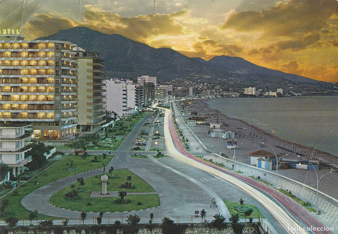 Postcards: Postal 61310 : Costa del Sol - Fuengirola. Vista nocturna de los Boliches - Varios