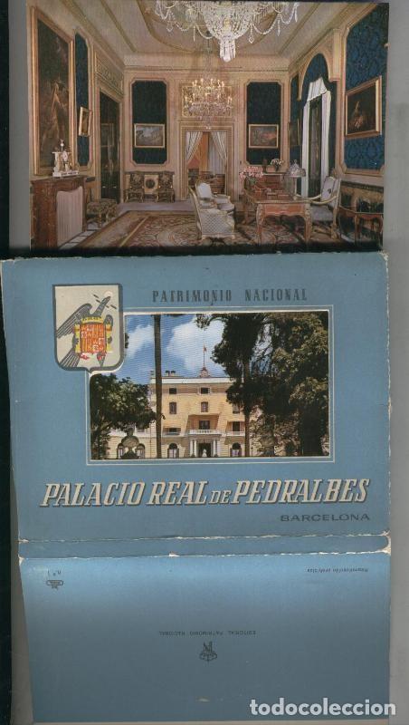 Cartes Postales: Postal acordeon: Palacio Real de Pedralbes de Barcelona - Varios