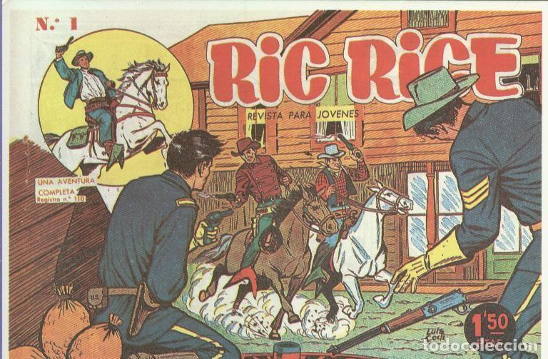 Postales: Postal-Ficha: Ric Rice - Varios