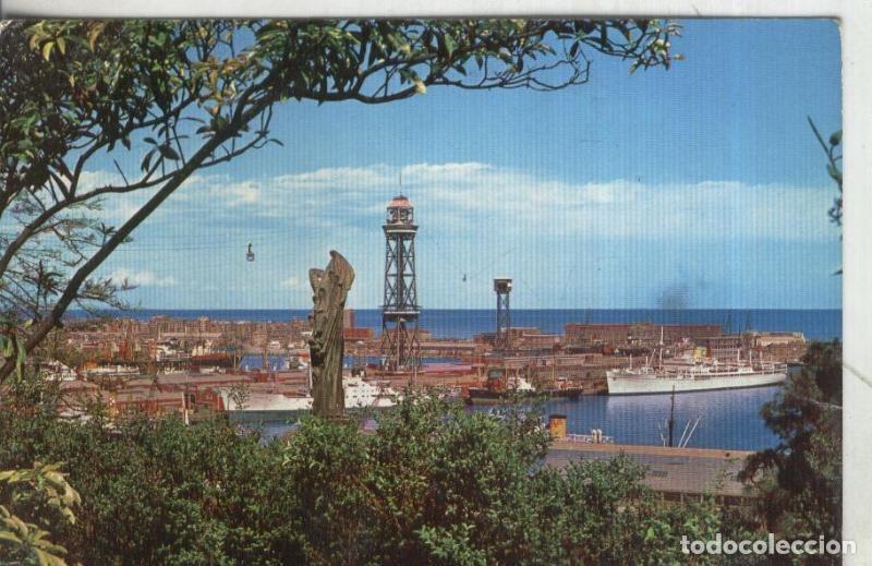 Postais: Postal: Barcelona: Puerto desde Montjuich - Varios
