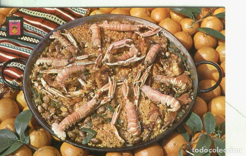 Postcards: Postal: Valencia: Paella y naranja - Varios