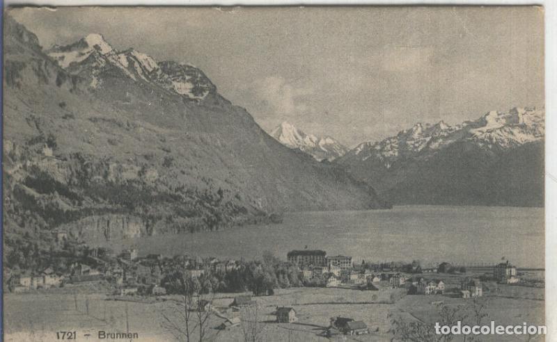 Postkarten: Postal B/N 0162 : Suiza: Brunnen gegen den Bristenstock - Varios