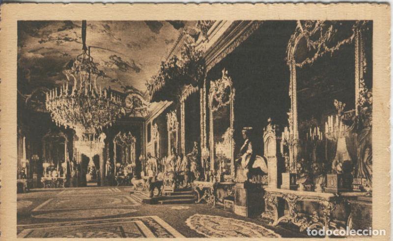 Postales: Postal B/N 0119 : Salon del Trono del Palacio Real de Madrid - Varios
