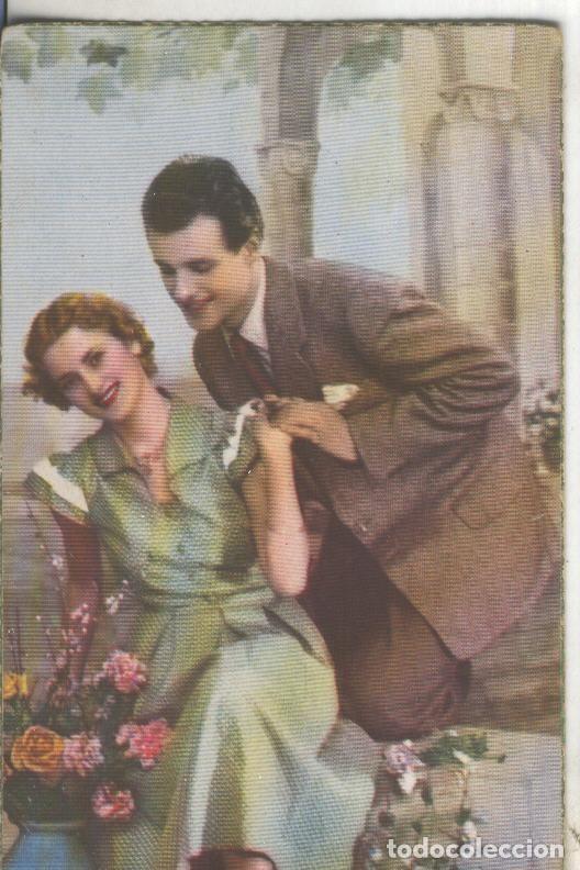Postais: Postal coloreada de epoca 0095 : Escena romantica - Varios