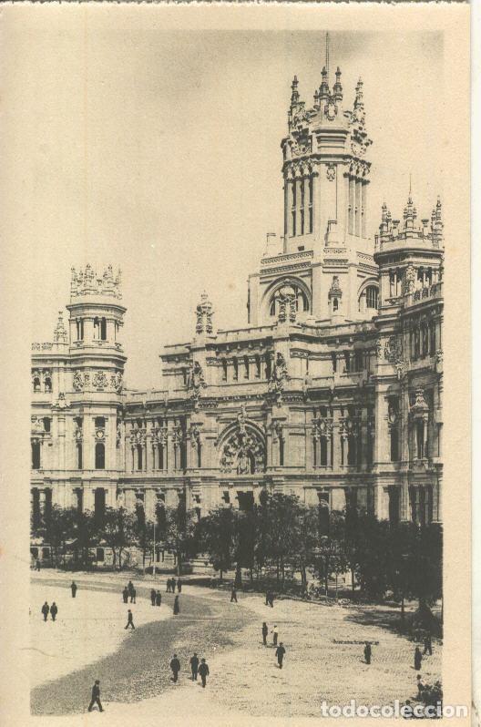 Postkarten: Postal B/N 0200 : Palacio de Comunicaciones en Madrid, fototipia Hauser y Menet - Varios