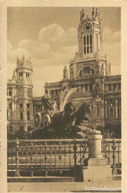 Postales: Postal B/N 0208 : la Cibeles y Casa de Correos en Madrid - Varios