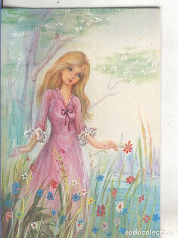 Cartoline: Postal 4936 : Romantica, ilustracion de Baro - Varios