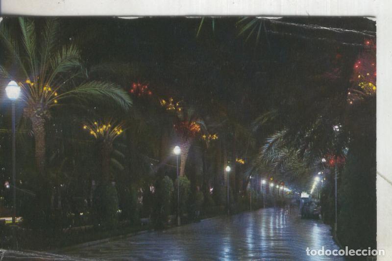 Postkarten: Postal 5489 : Explanada de Espa&ntilde;a de noche (Alicante) - Varios