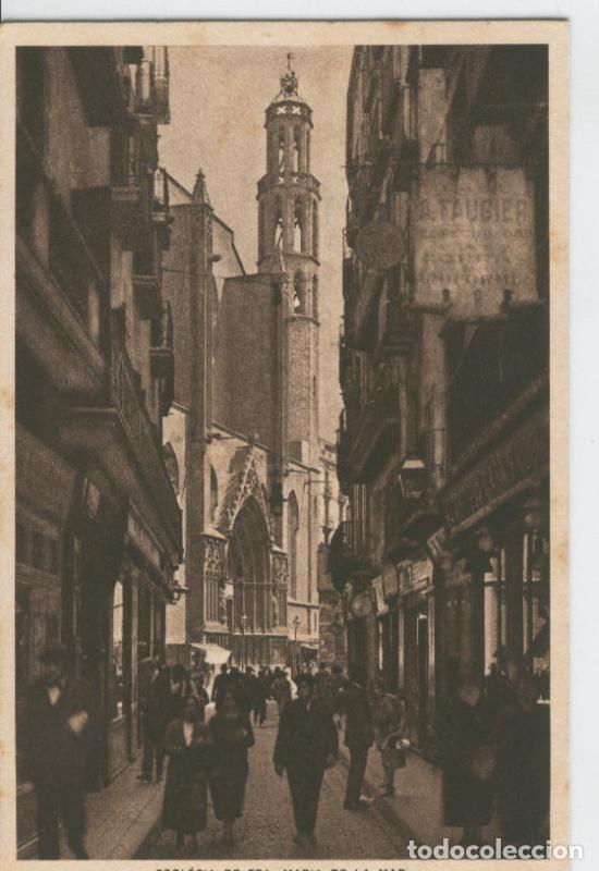 Postkarten: Postal B/N 0344 : Barcelona: Esglesia de Santa Maria de la Mar - Varios