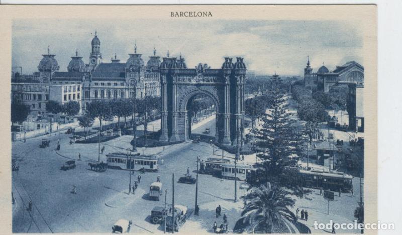 Postais: Postal B/N 0322 : Barcelona: Arco de Triunfo - Varios