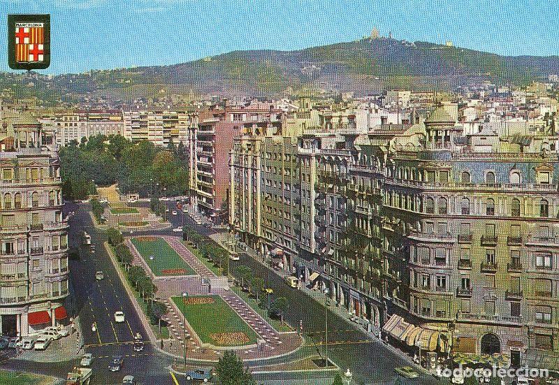 Postcards: Postal 6375 : Avenida General Goded, Barcelona - Varios