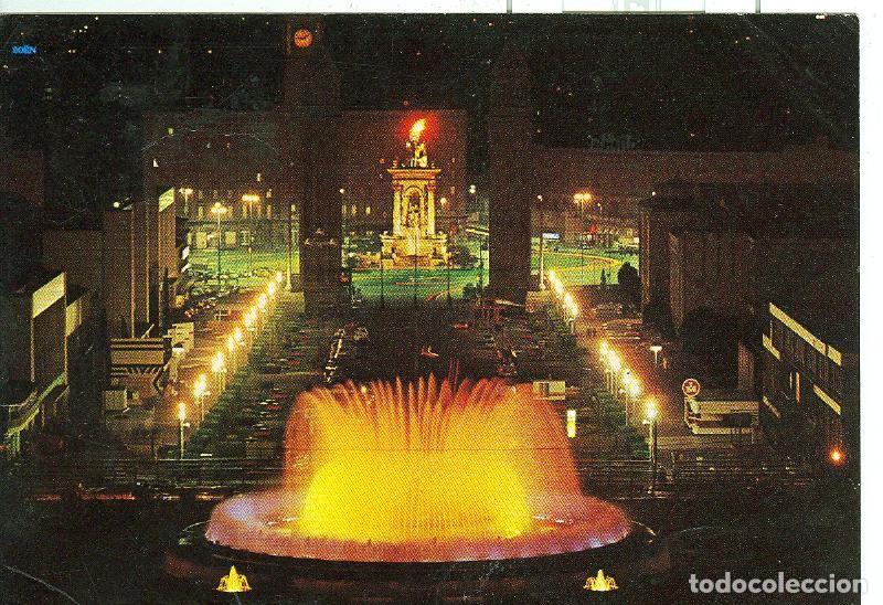 Postcards: Postal 6468 : Fuente luminosa, Barcelona - Varios