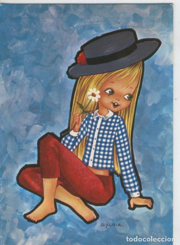 Postkarten: Postal 6891: Dibujo infantil, ilustracion de Sylvia - Varios