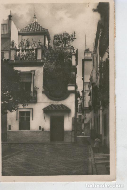 Postcards: Postal B/N 0480 : Plaza de Do&ntilde;a Elvira en Sevilla - Varios
