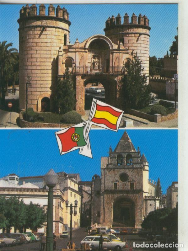 Postais: Postal 008312: Elvas en Portugal y Badajoz en Espa&ntilde;a - Varios