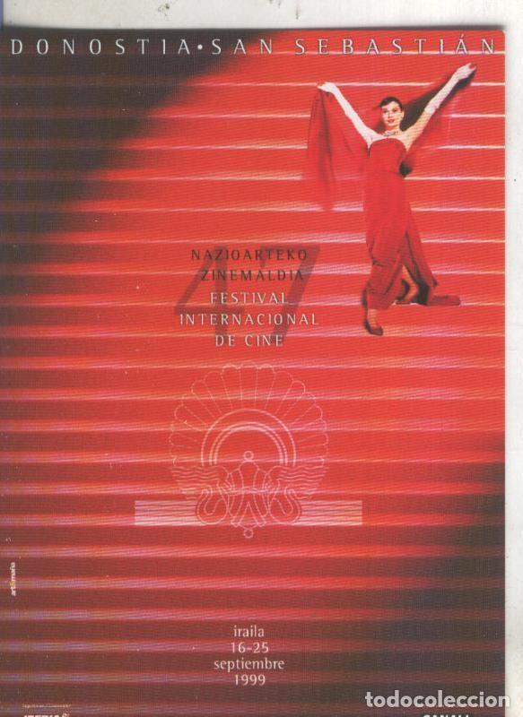 Postales: Postal 005801 : Publicitaria festival 1999 cine de Donosti - Varios