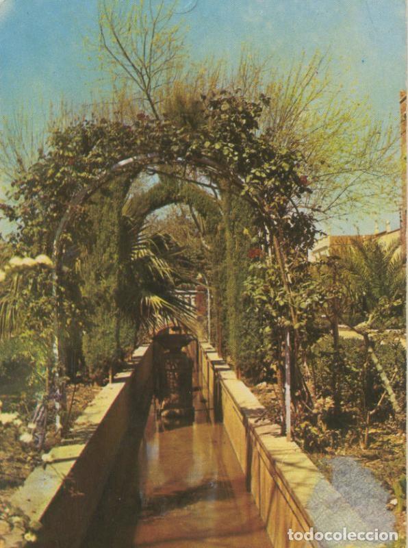 Postkarten: Postal 008381: Arcadas en flor del parque de Algemesi, Valencia - Varios