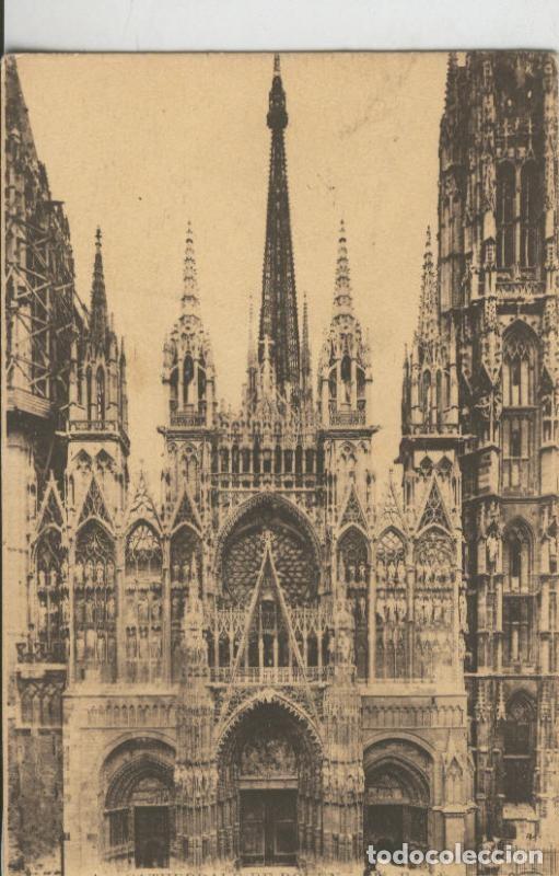 Postcards: Postal 009071: Cathedrale de Rouen, Front of the cathedral - Varios