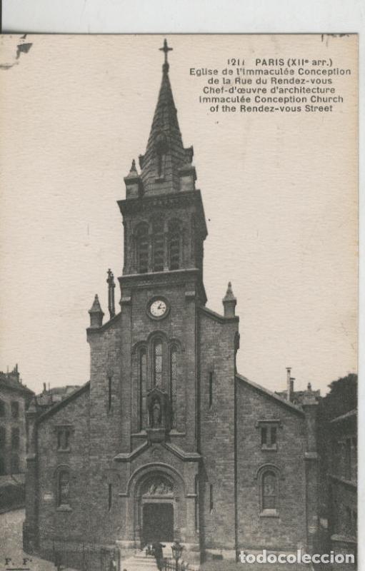 Postkarten: Postal 009066: Paris, Eghlise de Inmacules Conception - Varios