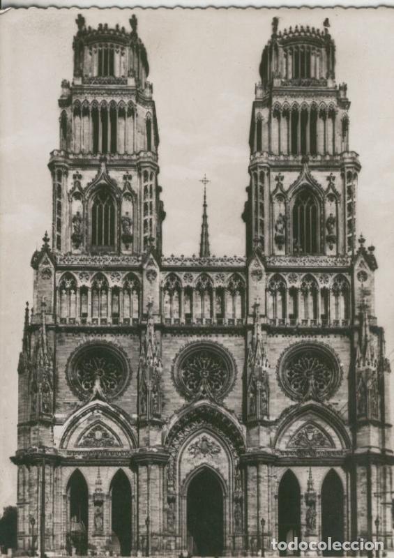 Postais: Postal 009957: Orleans: la cathedrale Eglise Ste Croix - Varios