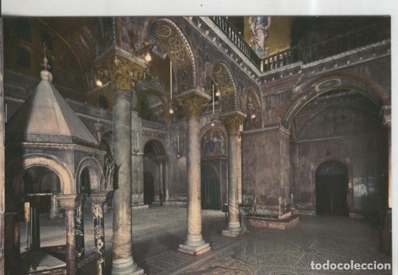 Postcards: Postal 010021: Interior Basilica San Marcos de Venezia - Varios