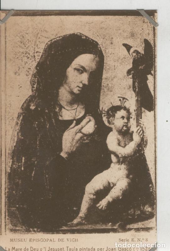 Postais: Postal 010212: Vich: museo episcopal: la mare de Deu y Jesus por Joan Gasco - Varios