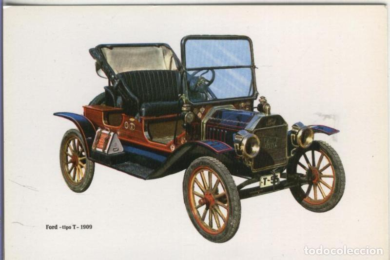 Postkarten: Postal 000018; antigua coche: Ford tipo T- 1909 - Varios