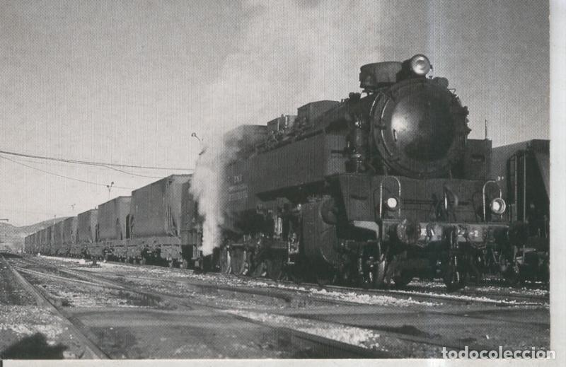 Postkarten: Postal 010905: Tren de Mercancia con locomotara vapor 242T Andorra, en andorra,teruel en 1989 - Vari