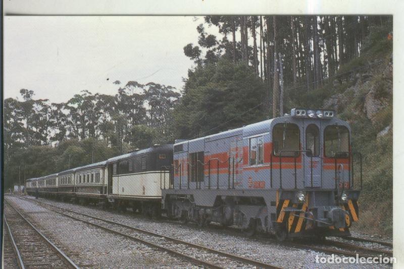 Postales: Postal 011010: Tren Transcantabrico, Ribadesella en 1983 - Varios