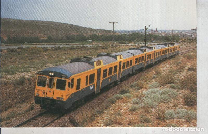 Postkarten: Postal 011222: Automotores diesel serie 592-001/140 en Muel , Zaragoza en 1991 - Varios