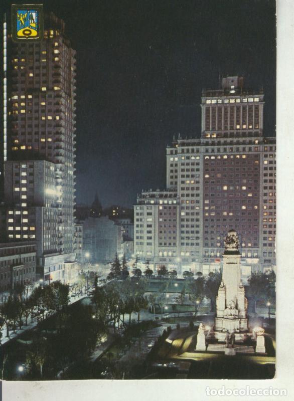 Postkarten: Postal 011574: Monumento a Cervantes en madrid - Varios