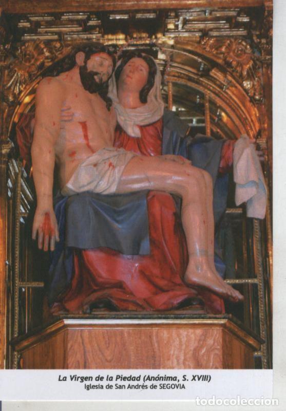 Postales: Postal 011791: Virgen Ntra Sra de la Piedad , Iglesia de San Andres de Segovia - Varios