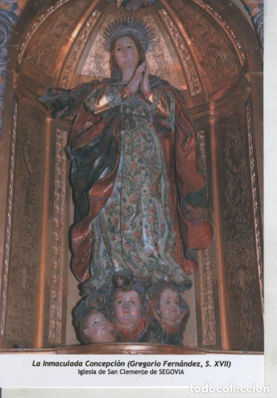Postales: Postal 011796: Virgen Ntra Sra La Inmaculada Concepcion, Iglesia de San Clemente de Segovia - Varios