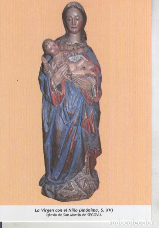 Postales: Postal 011786: Virgen Ntra Sra con el ni&ntilde;o, Iglesia de San Martin de Segovia - Varios
