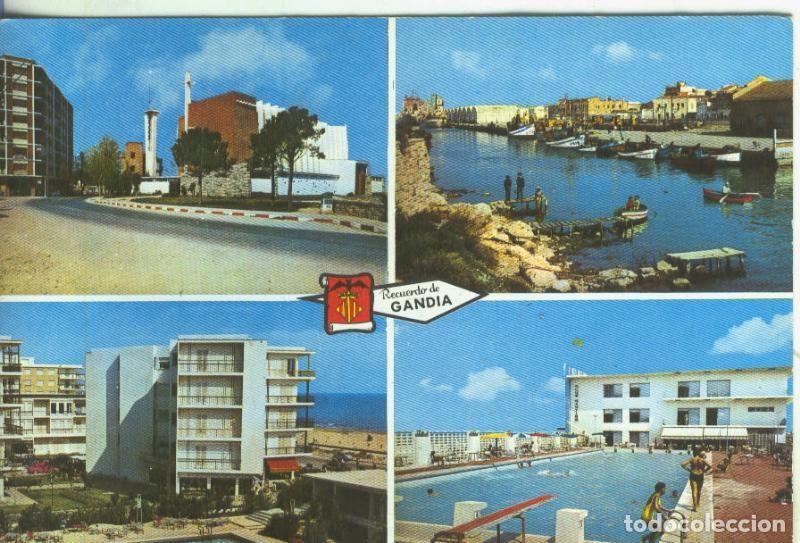 Postcards: Postal 005586 : Recuerdo de Gandia - Varios