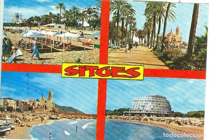 Postkarten: Postal 006155 : Vistas varias de Sitges - Varios