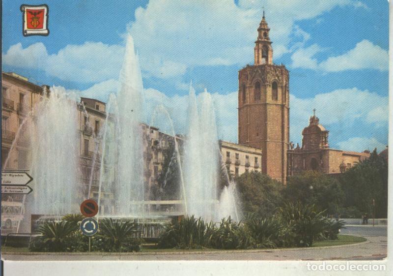 Postais: Postal 012058: Fuente Plaza de la Reina y Miguelete de Valencia - Varios