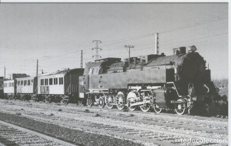 Postais: Postal 012376: Locomotora de vapor 2421, Zaragoza, a&ntilde;o 1989 - Varios