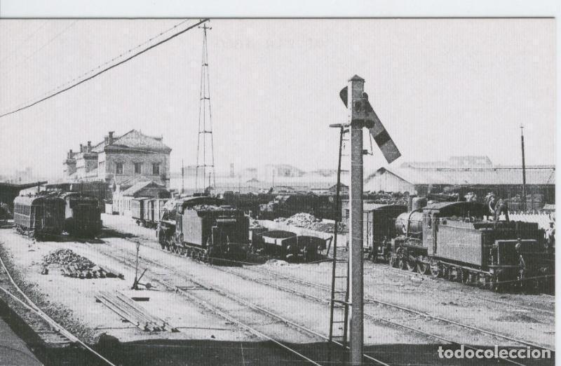 Postais: Postal 012528: Vista estacion de Campo Sepulcro ( Zaragoza), a&ntilde;os cincuenta - Varios