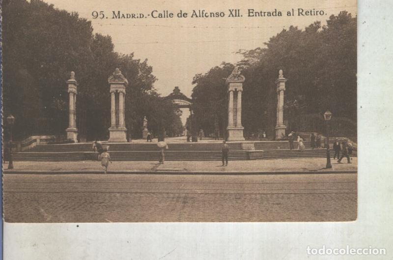 Postkarten: Postal 013001: Madrid, Entrada al retiro por la calle Alfonso XII - Varios