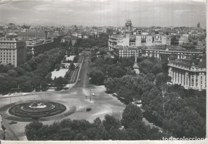 Postais: Postal 013277: Neptuno y paseo del Prado de Madrid - Varios