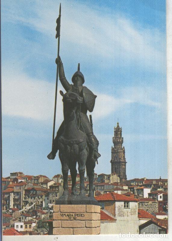 Postcards: Postal 013787: Estatua de Vimara Perez en Porto, Portugal - Varios