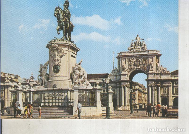 Cartoline: Postal 014095: Plaza de Comercio en Lisboa, Portugal - Varios