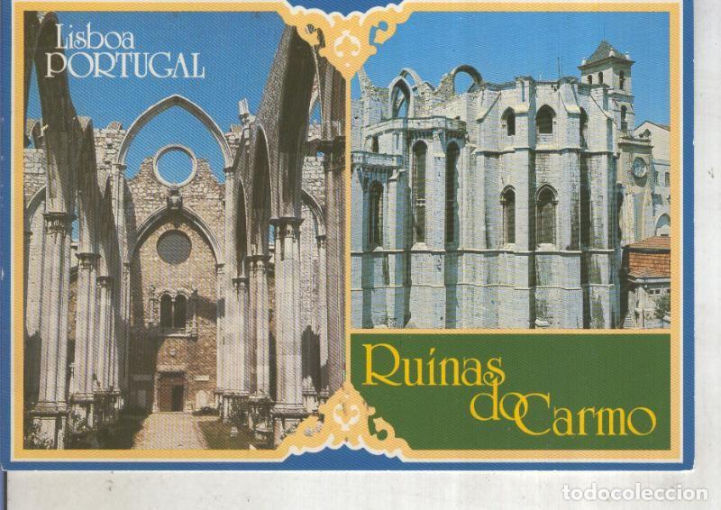 Cartoline: Postal 014108: Ruins de Carmo en Lisboa, Portugal - Varios