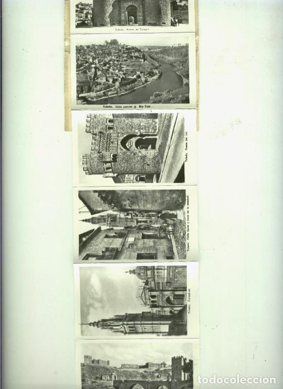 Postcards: Postales: Toledo, carpeta con juego acordeon minipostales - Varios