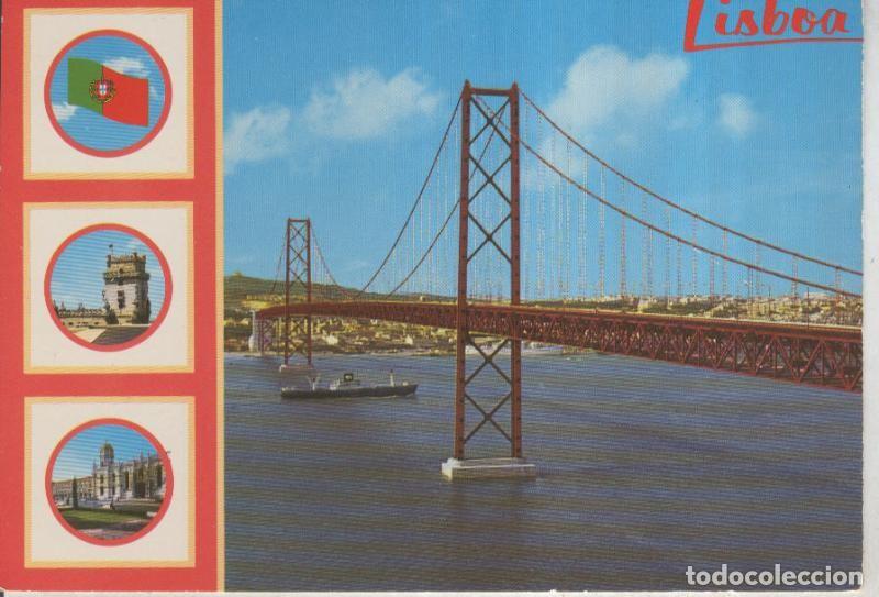 Postkarten: Postal 015995: Puente sobre el Tajo en Lisboa, Portugal - Varios