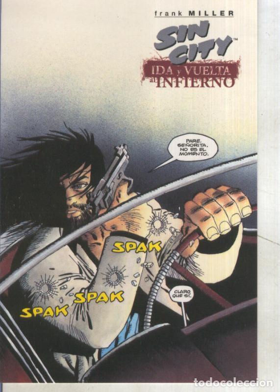 Postkarten: Postal de Sin City: ida y vuelta al infierno modelo 2 - Frank Miller